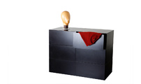 Commode noire 6 tiroirs up to you by Dominique David 