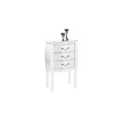 Comoda / mesita de noche LOUISA 3 cajones � color blanco image pub1