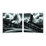 Conjunto de 2 cuadros de dise&ntilde;o PARIS image pub1