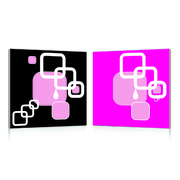 Conjunto de 2 cuadros de dise&ntilde;o SQUARES image pub1