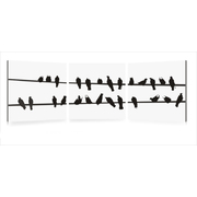 Conjunto de 3 cuadros de dise&ntilde;o BIRDS image pub1