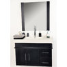 Conjunto de muebles de cuarto de ba&ntilde;o MANDURAH: lavamanos, mueble  debajo del lavamanos y espejo image pub1