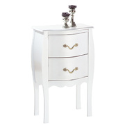 Consola / mesita de noche 2 cajones � color blanco image pub1