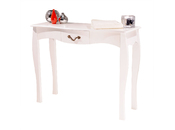 Console baroque blanche 1 tiroir Louisa