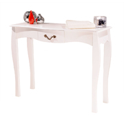 Console baroque blanche 1 tiroir Louisa