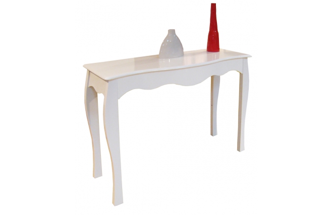 Console baroque blanche Louisa