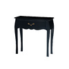 Console baroque noire 1 tiroir Louisa