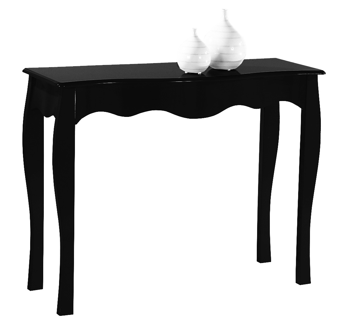 Console baroque noire Louisa