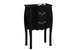 Console / Chevet 2 tiroirs LOUISA - coloris noir image 1