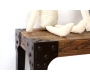 Console industrielle bois et m&eacute;tal MADISON