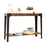 Console industrielle bois et m&eacute;tal MADISON