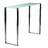 Console moderne en verre et inox INOLA image pub1