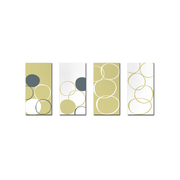 Ensemble de 4 tableaux design BUBBLES image pub1