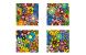 Ensemble de 4 tableaux design FULL FLOWERS image 1