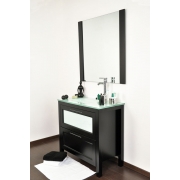 Ensemble de meubles de salle de bain GLADSTONE : vasque, meuble sous-vasque et miroir image 1