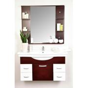 Ensemble de meubles de salle de bain LISMORE : vasque, meuble sous-vasque et miroir image 1