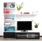 Ensemble mural TV design blanc et noir ISIS by SYMBIOSIS