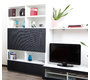 Ensemble mural TV design blanc et noir KELIS by SYMBIOSIS