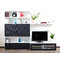 Ensemble mural TV design blanc et noir KELIS by SYMBIOSIS