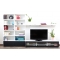 Ensemble mural TV design blanc et noir TELIS by SYMBIOSIS