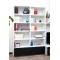 Ensemble mural TV design blanc et noir TELIS by SYMBIOSIS