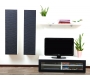 Ensemble mural TV design blanc et noir YRIS by SYMBIOSIS