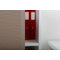 Ensemble mural TV design blanc et taupe XALIS by SYMBIOSIS