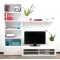 Ensemble mural TV design blanc ISIS by SYMBIOSIS