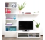 Ensemble mural TV design blanc ISIS by SYMBIOSIS
