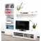 Ensemble mural TV design blanc ISIS by SYMBIOSIS