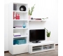 Ensemble mural TV design blanc ISIS by SYMBIOSIS