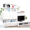 Ensemble mural TV design blanc KELIS by SYMBIOSIS