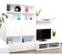 Ensemble mural TV design blanc KELIS by SYMBIOSIS