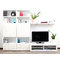 Ensemble mural TV design blanc KELIS by SYMBIOSIS