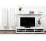 Ensemble mural TV design blanc XALIS by SYMBIOSIS