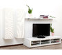Ensemble mural TV design blanc XALIS by SYMBIOSIS