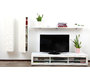 Ensemble mural TV design blanc XALIS by SYMBIOSIS