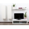 Ensemble mural TV design blanc YRIS by SYMBIOSIS
