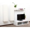 Ensemble mural TV design blanc YRIS by SYMBIOSIS