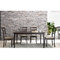 Ensemble repas table CRYSTAL et ses 6 chaises - chene massif coloris weng&eacute; image pub1