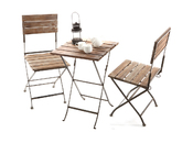 Ensemble table et chaises de jardin bistrot Willord