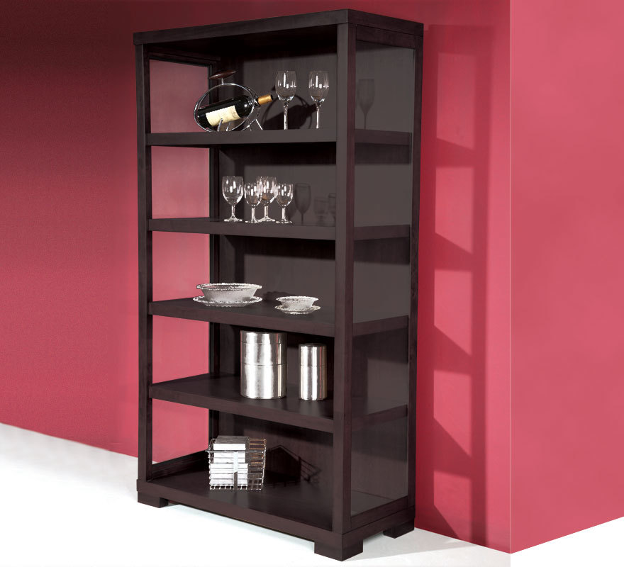 Etag&egrave;re / Bibiloth&egrave;que JAIRO - ch&ecirc;ne malaisien - wenge image 1