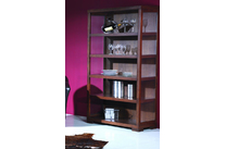 Etag&egrave;re / Bibiloth&egrave;que JAIRO - ch&ecirc;ne malaisien - wenge image pub1