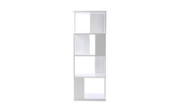 Etag&egrave;re biblioth&egrave;que design blanc mat KELIO