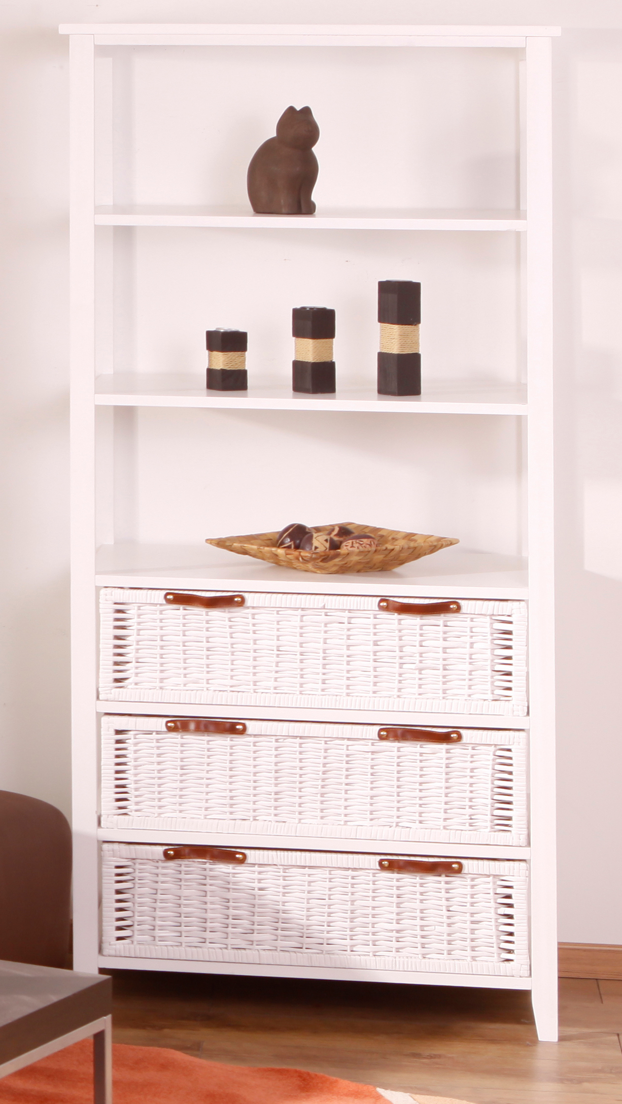 Etag&egrave;re / Buffet haut blanc ROMANCE
