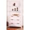Etag&egrave;re / Buffet haut blanc ROMANCE