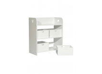 Etag&egrave;re  de rangement enfant 4 bacs ETOILE