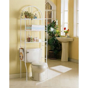 Etag&egrave;re de toilette blanche CLOE image pub1