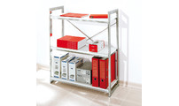 Etag&egrave;re design laqu&eacute;e blanche ATHY