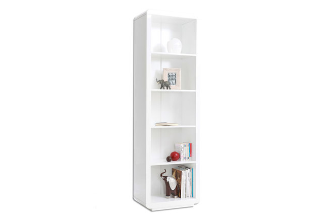 Etag&egrave;re design laqu&eacute;e blanche BECKET